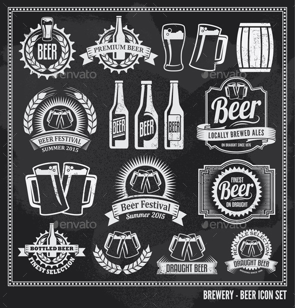 Beer 20chalkboard 20icons 20graphicriver 20590x616