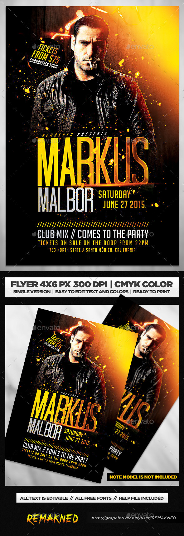 Electro 20night 20flyer 20template 20psd