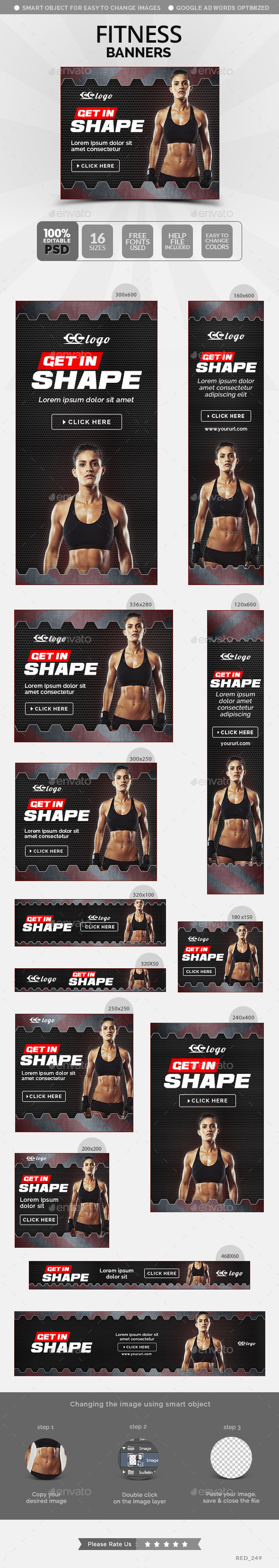 Red 249 fitness 20banners preview