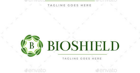 Box bioshield logo template