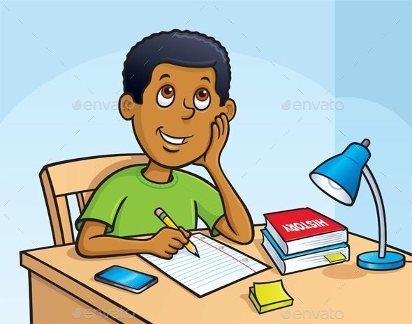 Kid doing homeworkprev