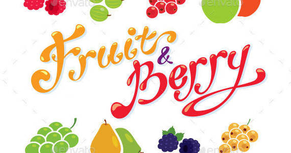 Box fruit berry vector pack set vol1 01