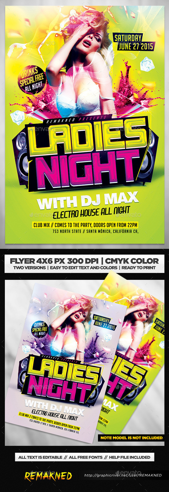 Ladies 20night 20party 20flyer 20template 20psd