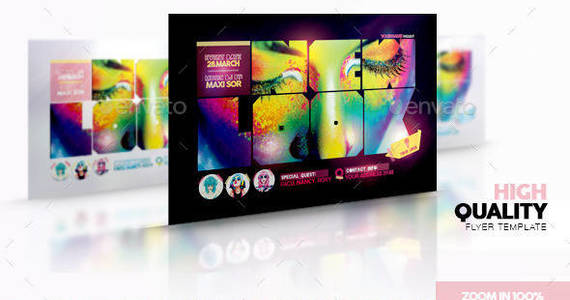 Box new look flyer template