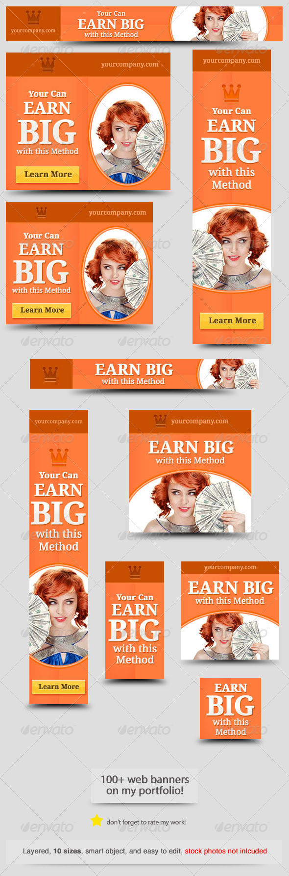 Earn big web banner