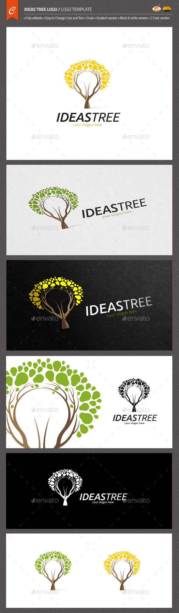 Ideas tree logo