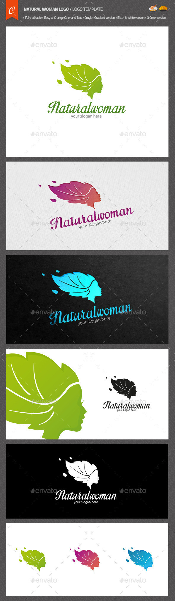 Natural woman logo