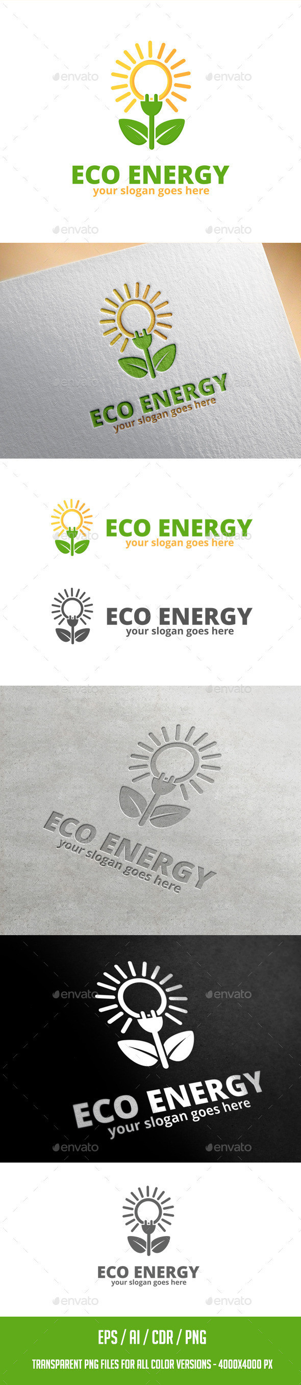 Eco energy logo preview