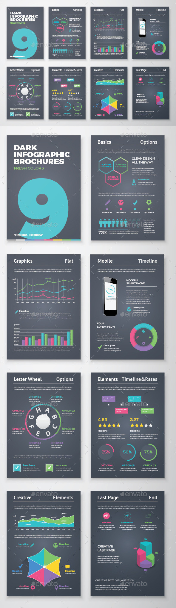 Infographic tools 9 boxed darkt gr preview