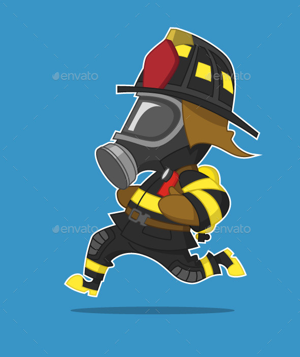 Firefighter runs 2 