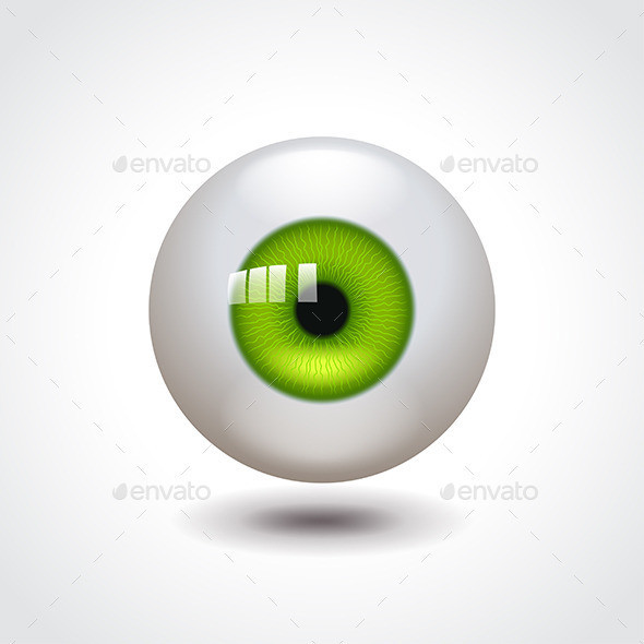 Eyeball in the air square iris