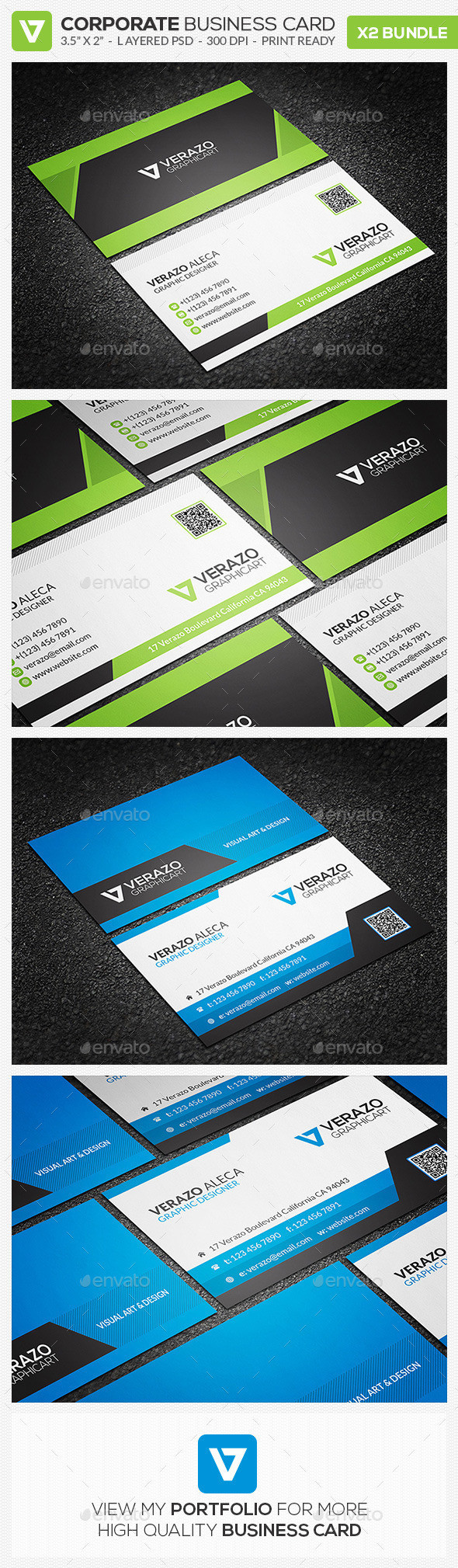 18 creative modern corporate business card template bundle preview