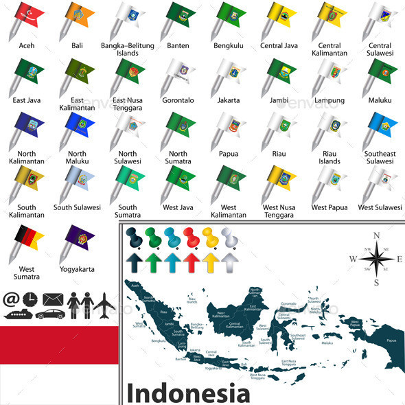 01 indonesia 20map 20with 20flags