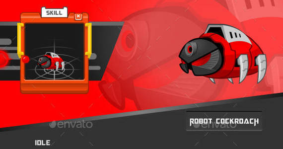 Box robot game enemies sprite art pack 2 by ridjam preview