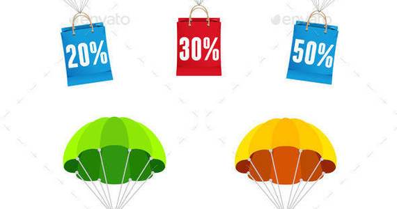 Box parachute sale labels 590