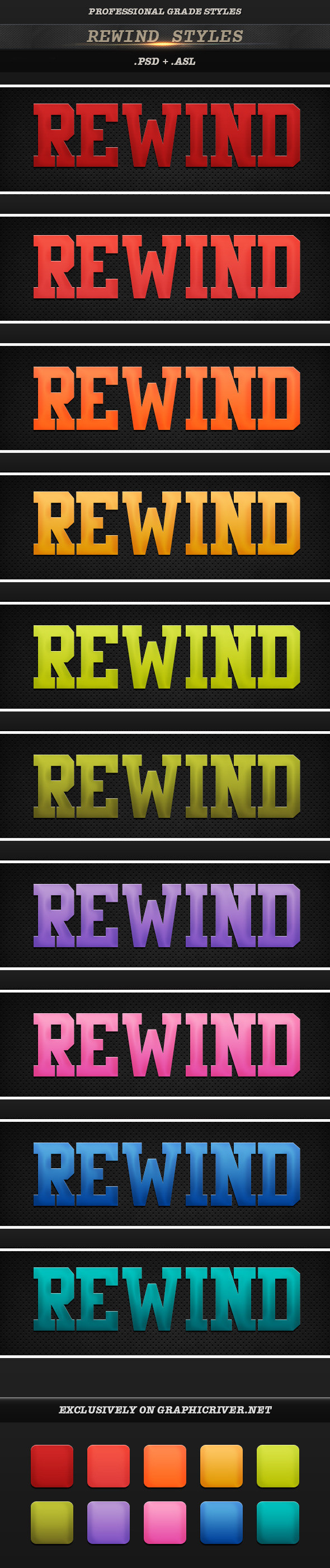 Rewind styles