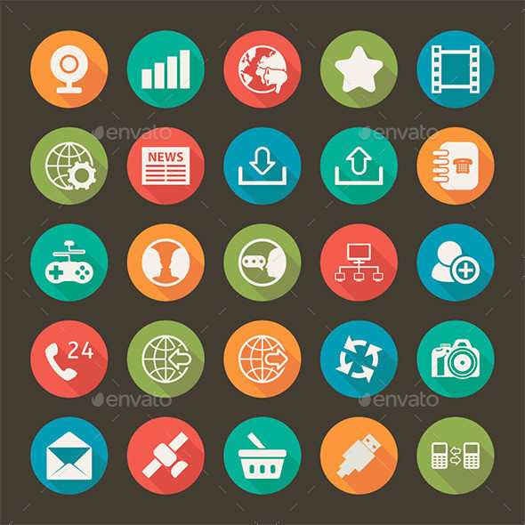 112 modern 20flat 20icons 20vector 20collection