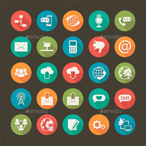 110 modern 20flat 20icons 20vector 20collection