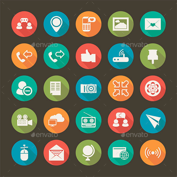 109 modern 20flat 20icons 20vector 20collection