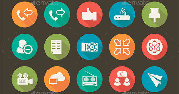 Box 109 modern 20flat 20icons 20vector 20collection