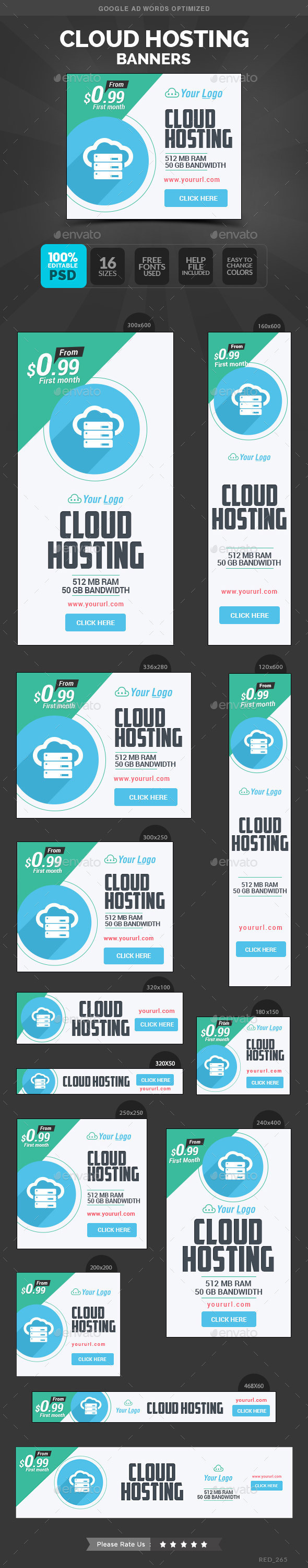 Red 265 cloud 20hosting 20banners preview
