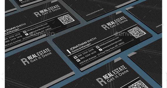 Box black corporate business card 89 preview