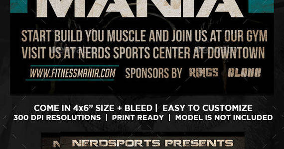 Box fitness 20mania 20sports 20flyer 20preview