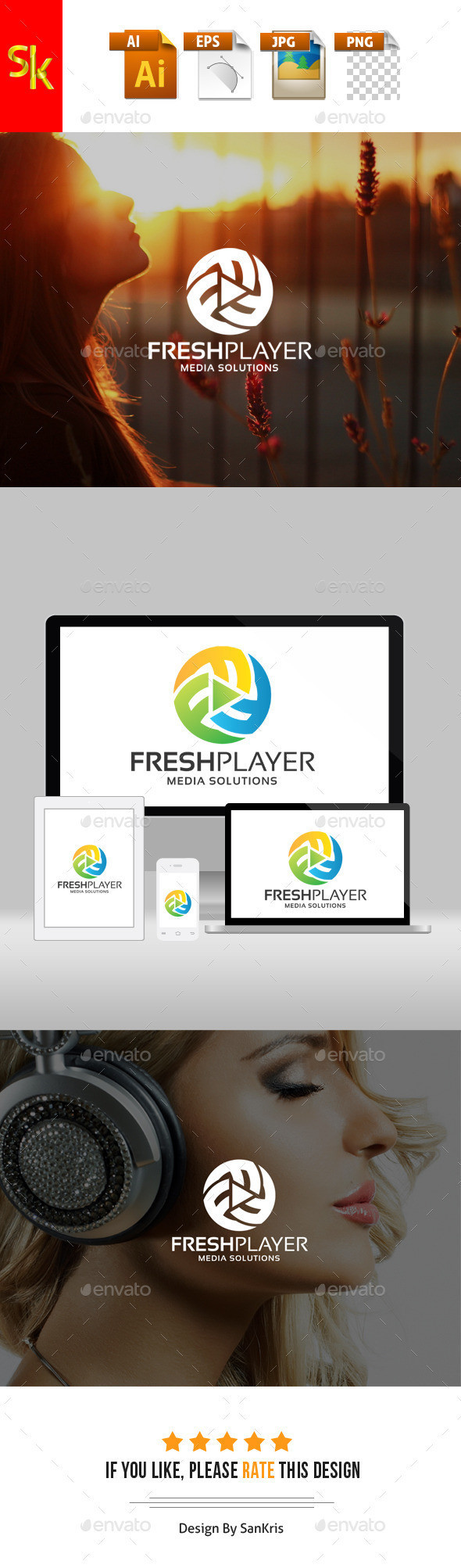 Fresh media player preview