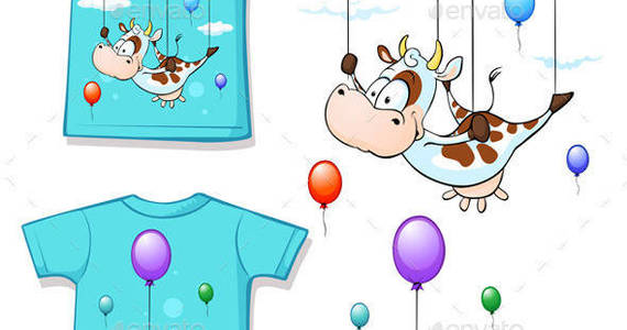 Box t shirt 20with 20crazy 20cow 590