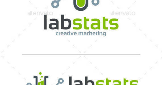 Box lab stats logo template