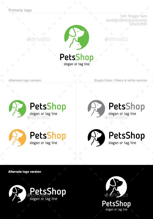 Pets shop logo big