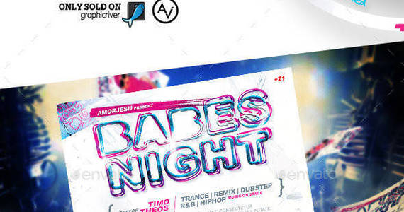 Box preview 20  20babes 20night 20flyer 20template 20 design 20by 20amorjesu 