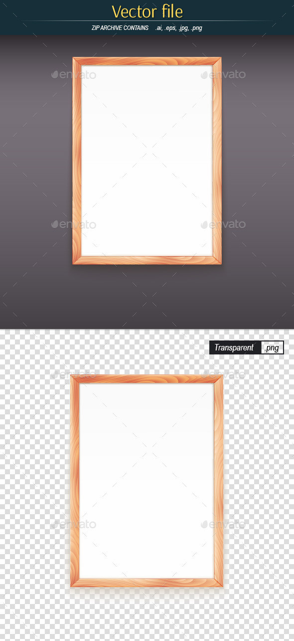 Picture frame to preview designs template preview