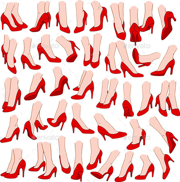 Woman 20feet 20with 20red 20high 20heel 20shoes 20pack p