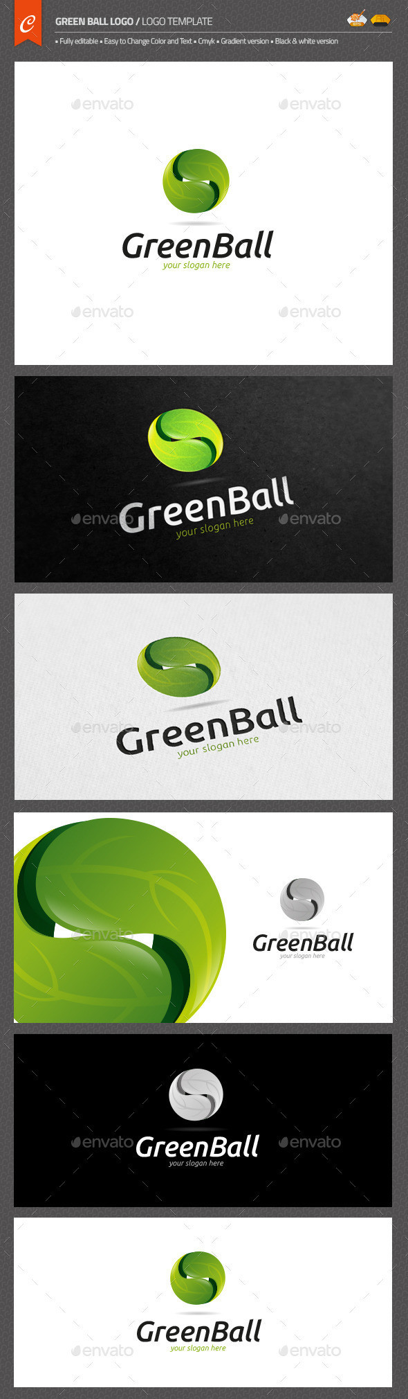 Green ball logo