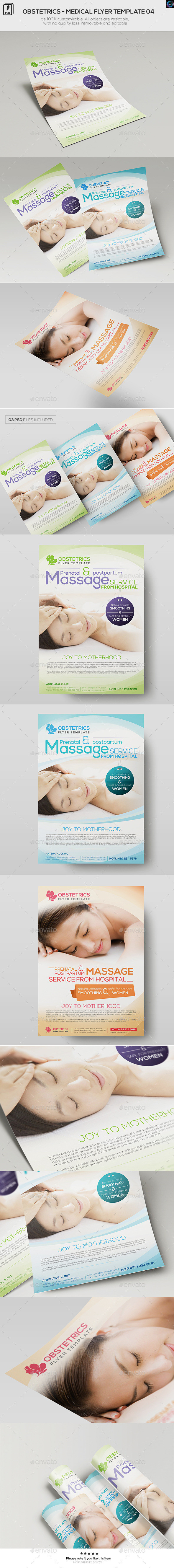 Obstetrics medical flyer template 04 preview