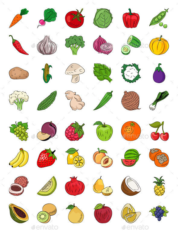 Fruits and vegetables 590