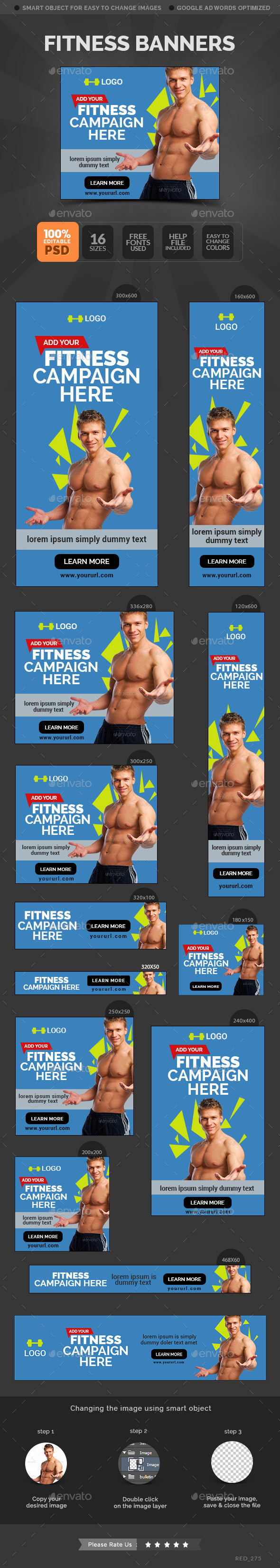Red 275 fitness 20banners preview