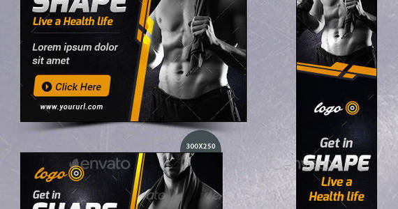 Box apt 694 fitness 20  20gym 20ad 20banners preview