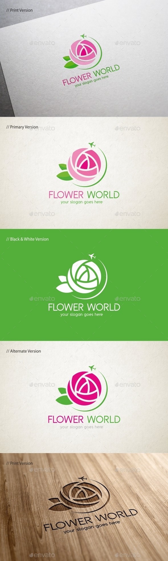 Flower 20world 20logo 20template 20590
