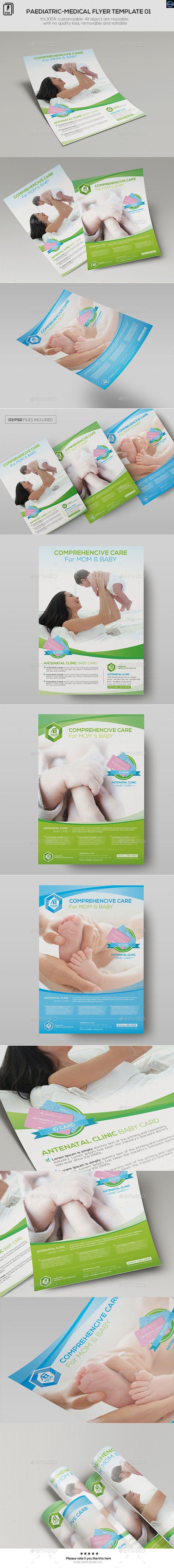 Paediatric medical flyer 20template 01 preview