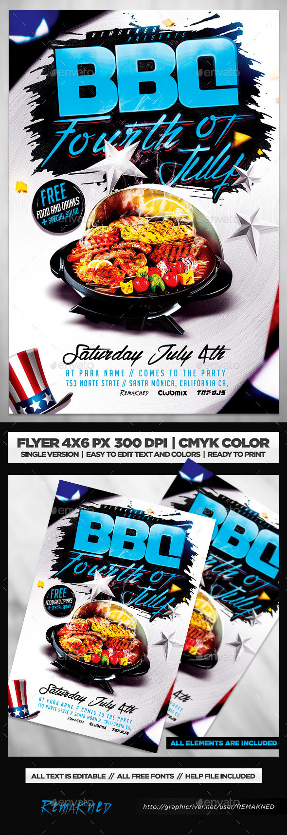 Bbq 204th 20july 20flyer 20template 20psd