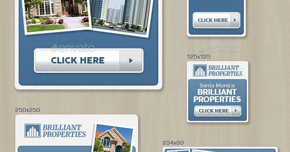 Box modern real estate banners preview