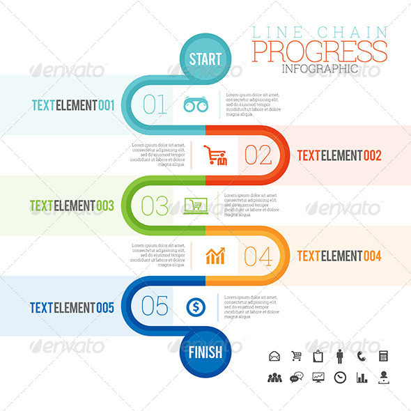 Line 20chain 20progress 20infographic 20590