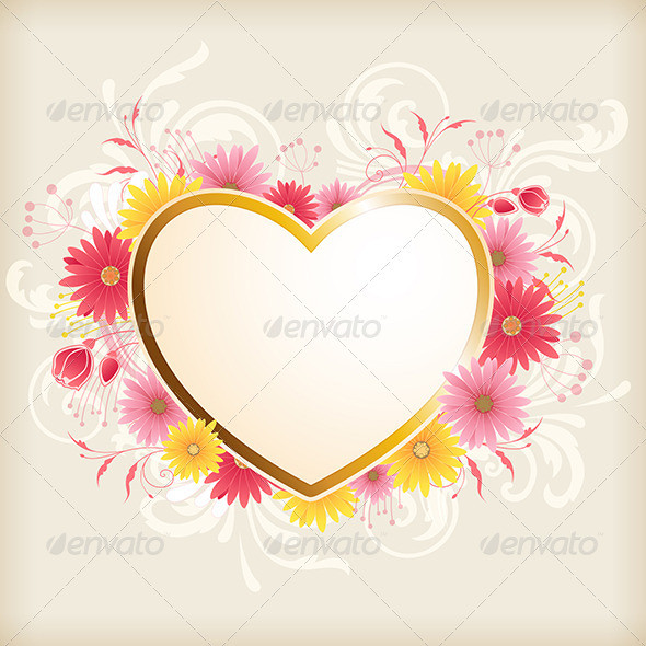 Golden heart flowers590