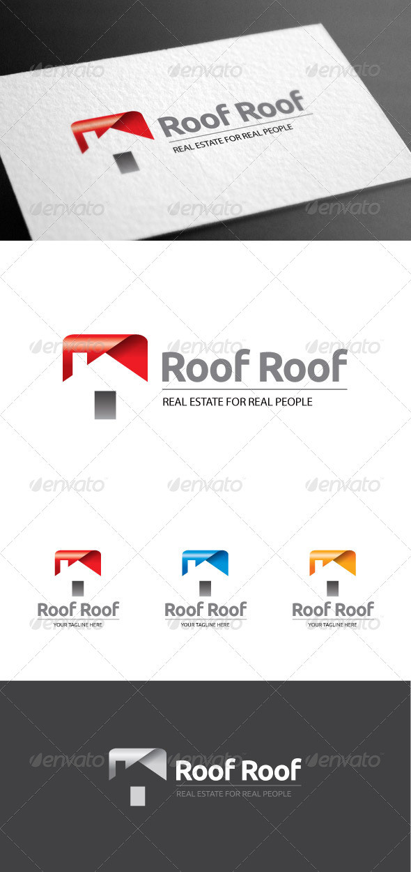 Roofroof real estate logo