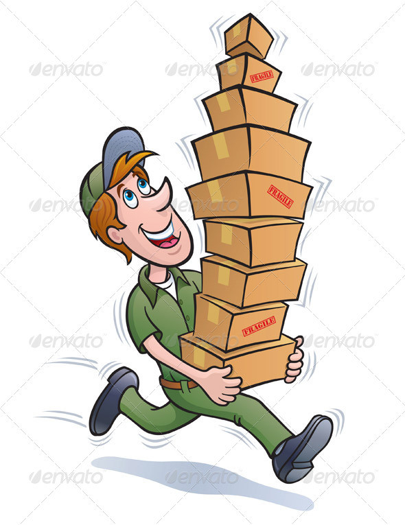 Delivery guy with packagesprev