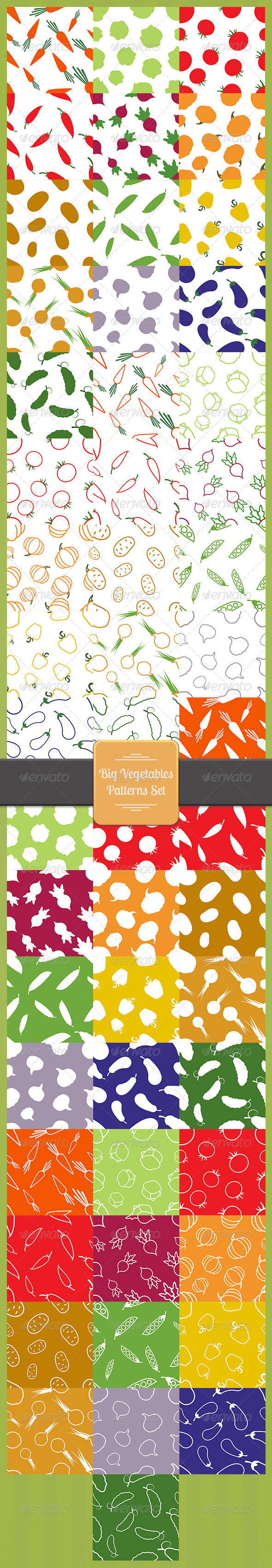 Big 20vegetables 20patterns 20set image preview