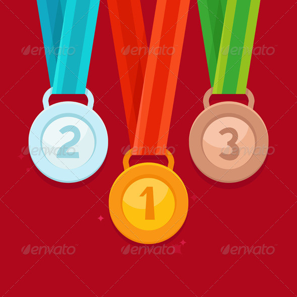 Medals three places590