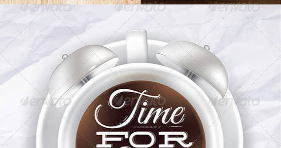 Box coffee clock 590